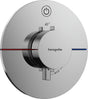 HANSGROHE ShowerSelect Comfort S Thermostat Unterputz Chrom – 1 Verbraucher, Select-Taste, iBox universal 2