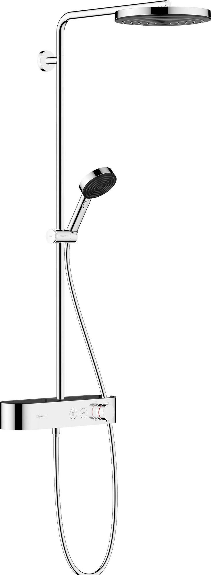 HANSGROHE Pulsify S Showerpipe 260 1jet mit Brausethermostat Chrom – Duschsystem