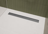 HANSGROHE RainDrain Go Komplettset Duschrinne 800 mm rückseitig befliesbar, matt schwarz