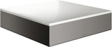 AXOR Suite Aufsatzwaschtisch 400x400mm SolidSurface chrom ohne Hahnloch