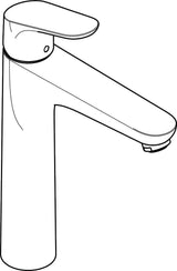 HANSGROHE Focus 190 Einhebel-Waschtischmischer DN 15 ohne Ablaufgarnitur chrom – ComfortZone und Temperaturbegrenzung