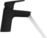 Hansgrohe HG Einhebel-Waschtischmischer 70 LOGIS DN 15 mattschwarz mit Ablaufgarnitur
