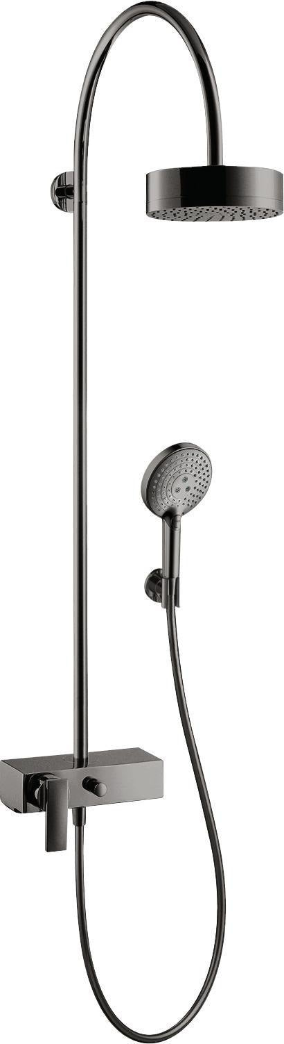 AXOR Citterio Showerpipe DN 15 mit Einhebelmischer und 1jet Kopfbrause – Chrom