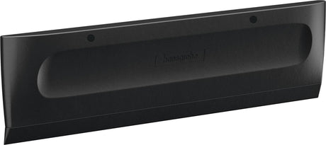 Hansgrohe HG Duschabzieher WallStoris 195x44mm mattschwarz – Ergonomischer Duschabzieher für Glas