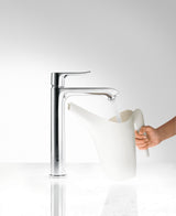 HANSGROHE Metris Einhebel-Waschtischmischer 200 chrom – ComfortZone, 5 l/min, mit Zugstangen-Ablaufgarnitur