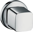 HANSGROHE Metris Unterputz-Abstellventil DN15/DN20 chrom – Aufbauteil mit Abdeckrosette