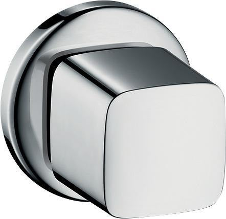 HANSGROHE Metris Unterputz-Abstellventil DN15/DN20 chrom – Aufbauteil mit Abdeckrosette