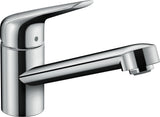 HANSGROHE Spültischmischer Focus M42 100 CoolStart Eco Schwenkauslauf Chrom