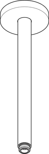 AXOR Decken-Anschlussstück 300 mm mattschwarz DN 15 – ShowerSolutions