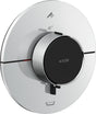 AXOR ShowerSelect ID Thermostat rund für 2 Verbraucher mit Sicherungskombination chrom