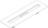 HANSGROHE Installationsset uBox universal für Duschrinnen Fertigsets 600 mm – vormontiertes Dichtvlies & Stellfüße