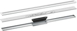 AXOR Drain Duschrinne Fertigset 1000 mm chrom – Designabdeckung, Dryphon, höhenverstellbar