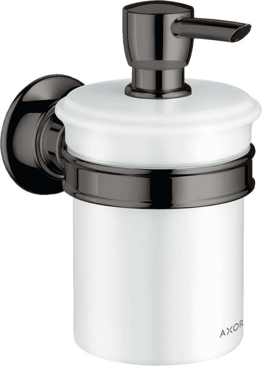 AXOR MONTREUX Lotionspender Wandmontage – 300 ml Porzellan-Behälter, verchromt
