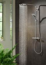 HANSGROHE Raindance Select S Showerpipe mit Thermostat Ecostat Comfort – 240 mm Kopfbrause, Chrom