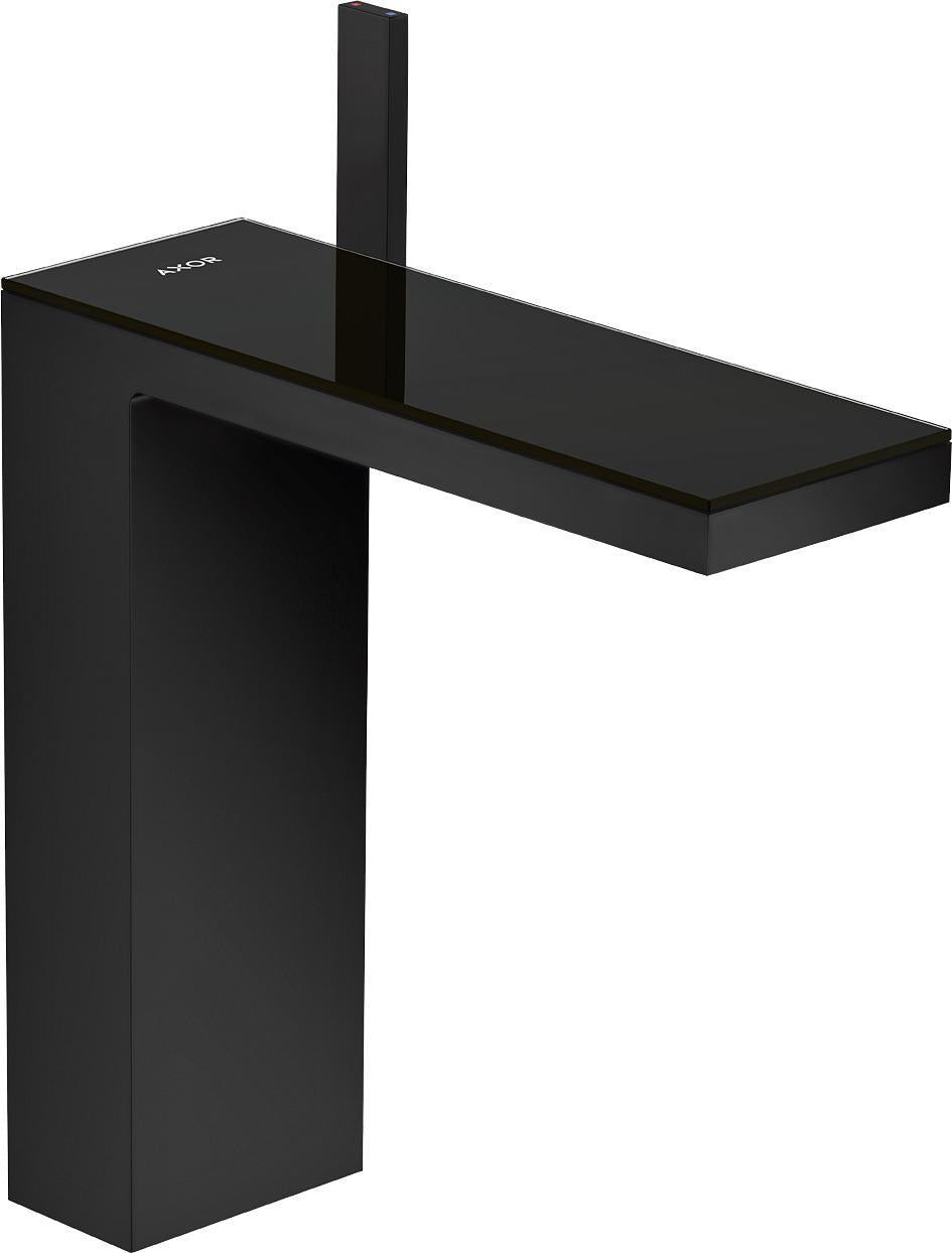 AXOR MyEdition Waschtischmischer 230 mit Push-Open Ablaufgarnitur, chrom, Sicherheitsglas