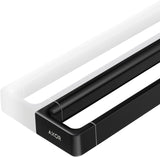 AXOR Universal Softsquare Badetuchhalter 600 mm mattschwarz – Wandmontage, verdeckte Befestigung