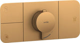 AXOR One Thermostatmodul für 3 Verbraucher – Chrom, Select-Tasten, Eco-Funktion