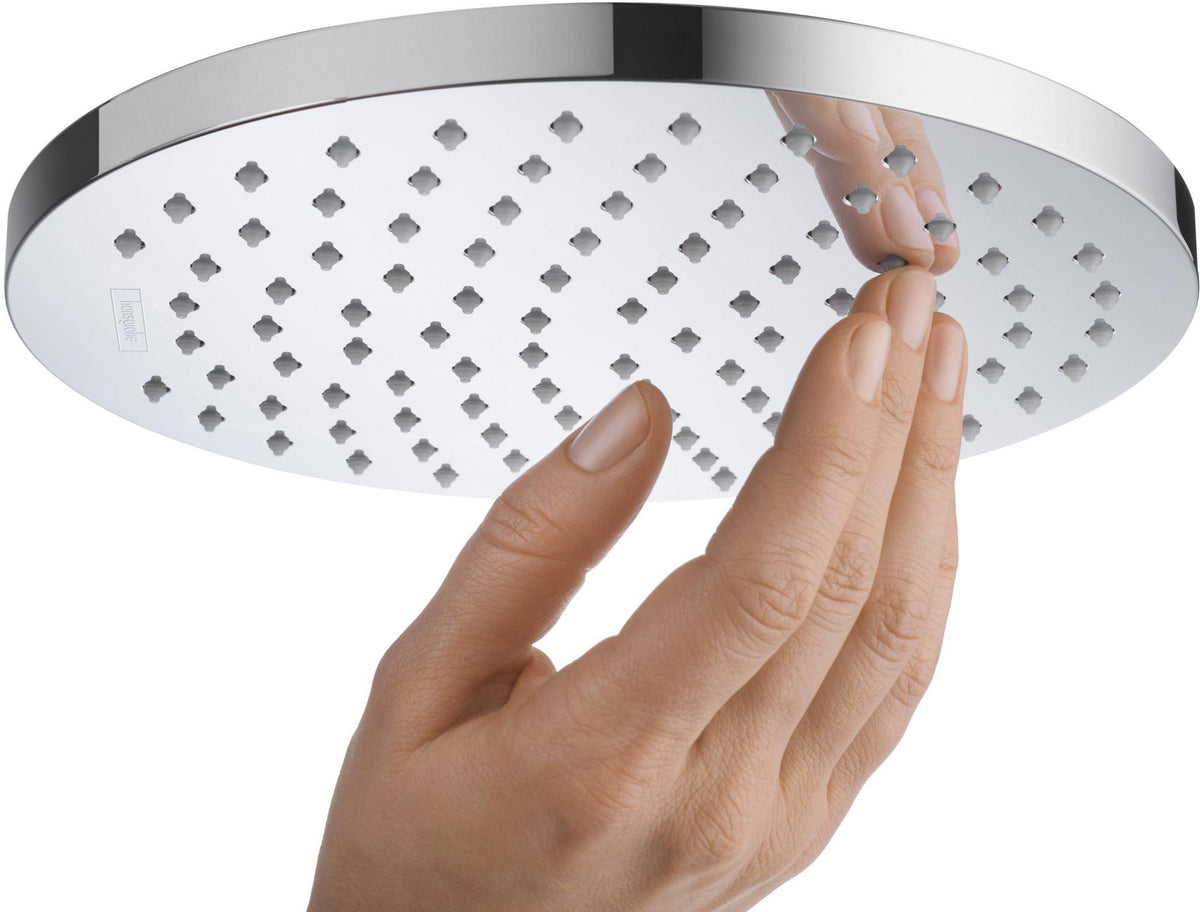 Hansgrohe VERNIS Blend 200 1jet Kopfbrause mit Rain-Strahl, chrom, 205 mm, wassersparend