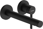 195mm Auslauf mattschwarz