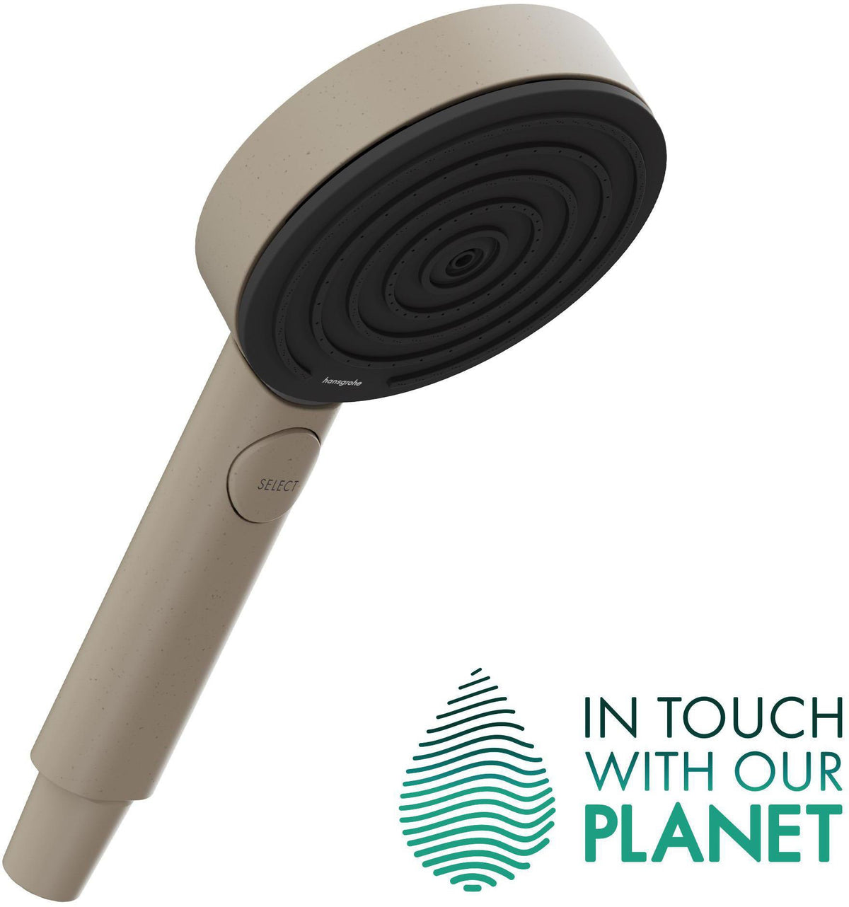 AXOR Pulsify Planet Edition 105 Handbrause mit 3 Strahlarten und Select-Taste