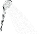HANSGROHE Handbrause Croma Select E Multi – 3 Strahlarten, Select-Taste, weiß/chrom
