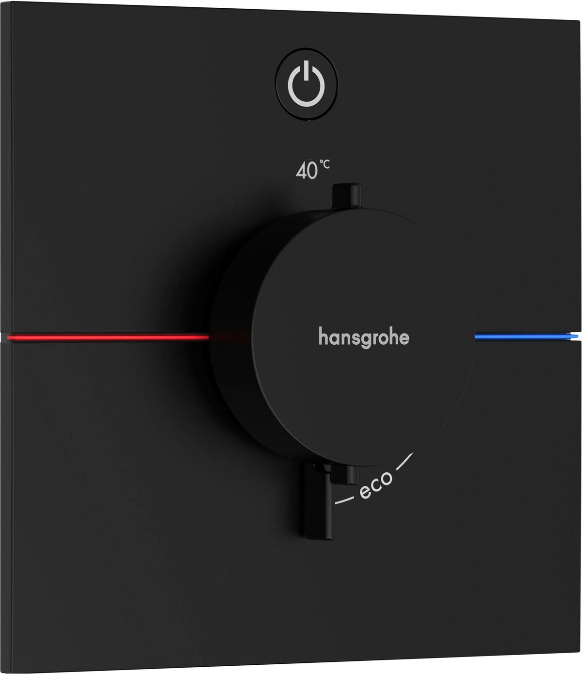HANSGROHE ShowerSelect Comfort E Thermostat Fertigmontageset, Aufputz Chrom, 1 Verbraucher
