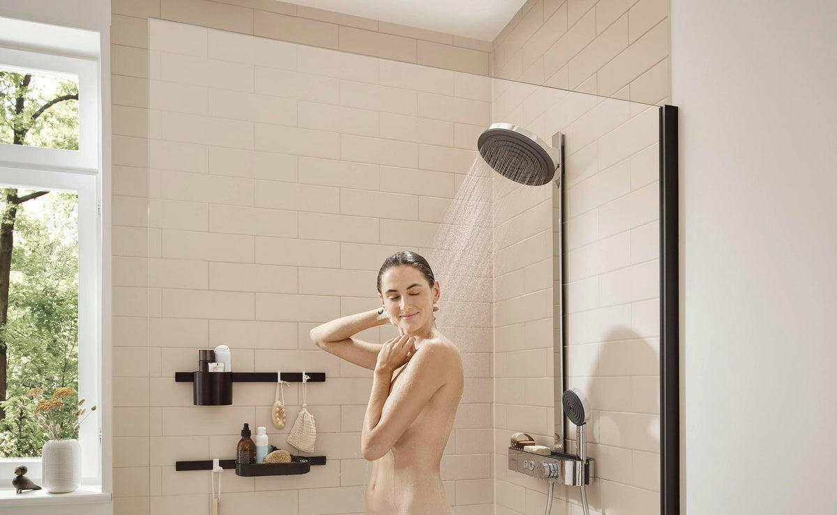 Hansgrohe WallStoris Wandleiste 500 mm mattschwarz – flexibel montierbare Deko- und Befestigungsleiste