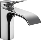 HANSGROHE Vivenis Einhebel-Waschtischmischer 80 mm mit Zugstangen-Ablaufgarnitur – WaterfallStream, chrom