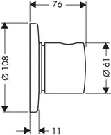 AXOR Uno² Ab-/Umstellventil Trio/Quattro Unterputz DN20 Chrom