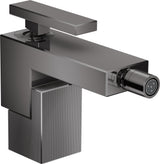 AXOR Edge Einhebel-Bidetmischer Diamantschliff chrom mit Push-Open Ablaufgarnitur