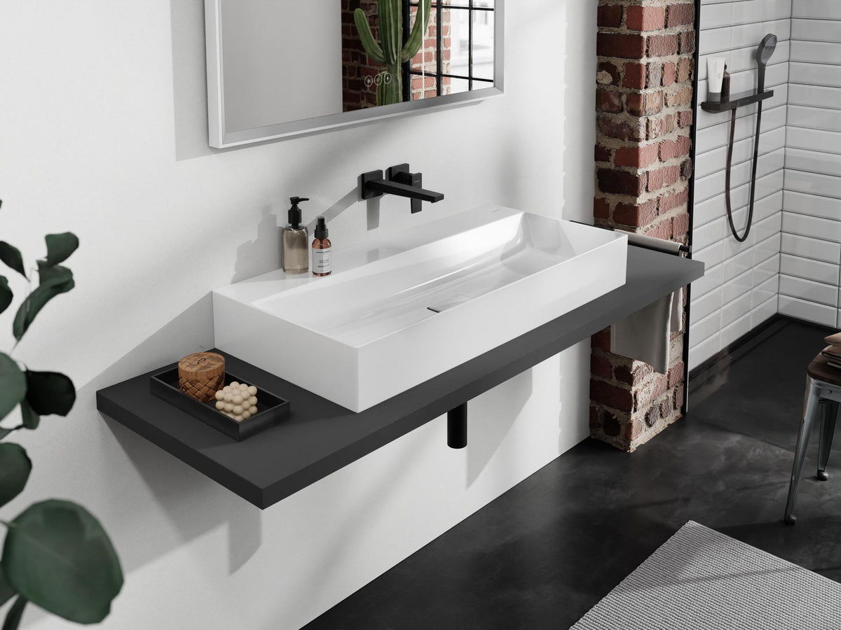 HANSGROHE Aufsatzwaschtisch Xevolos E 1000x480 mm weiß mit SmartClean