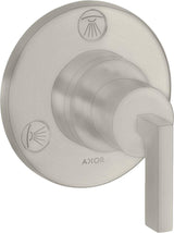 AXOR Citterio Ab-/Umstellventil Unterputz mit Hebelgriff, chrom – DN20, Messing