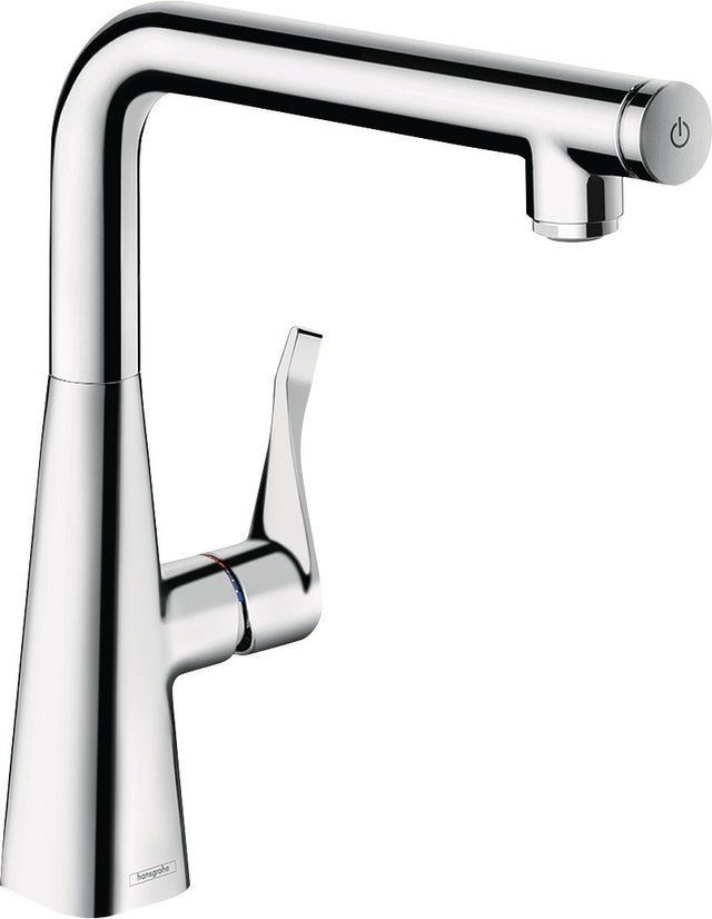 HANSGROHE Metris Select M71 Küchenmischer 260 mm mit Select-Knopf und schwenkbarem L-Auslauf
