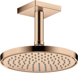 AXOR Kopfbrause 220 1jet EcoSmart Chrom – Rain-Duschkopf mit Antikalk, 220 mm, für Wand- und Deckenmontage