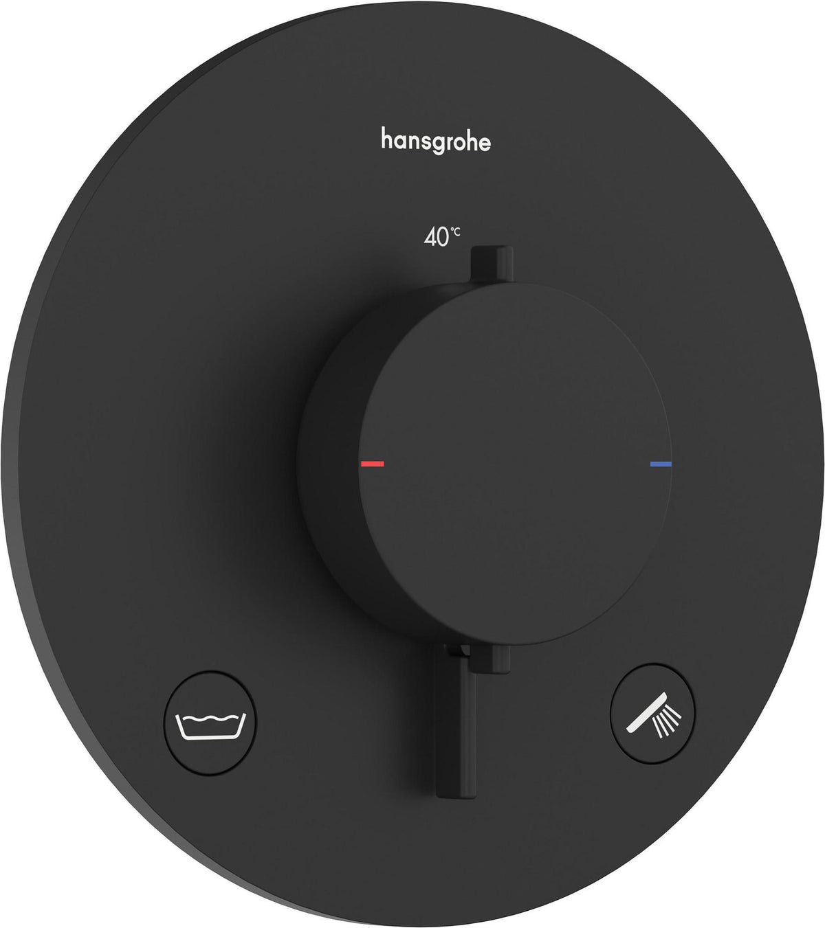 HANSGROHE Ecostat Comfort S Thermostat UP Fertigset für 2 Verbraucher mit Sicherungskombination