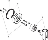 AXOR Citterio Brausehalter Metall Chrom – Wandhalterung mit fester Halteposition