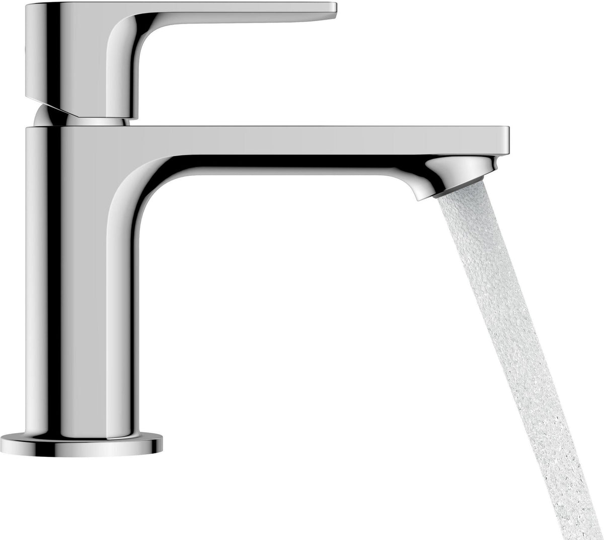 HANSGROHE Rebris E 80 Einhebel-Waschtischmischer mit Zugstangen-Ablaufgarnitur, chrom