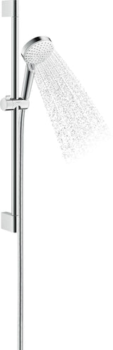 HANSGROHE RAINDANCE CROMETTA VARIO Brauseset weiß/chrom mit 650 mm Brausestange und EcoSmart