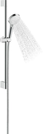 HANSGROHE RAINDANCE CROMETTA VARIO Brauseset weiß/chrom mit 650 mm Brausestange und EcoSmart