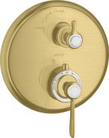 AXOR MONTREUX Thermostat Unterputz mit Abstellventil und Hebelgriff Chrom