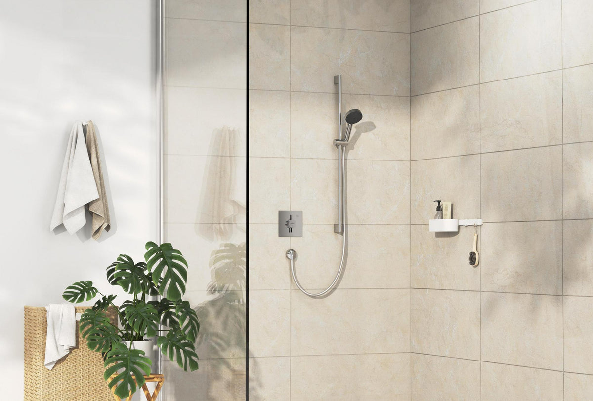 HANSGROHE DuoTurn E Unterputz-Mischer 1 Verbraucher chrom – Thermostatische Temperaturregelung