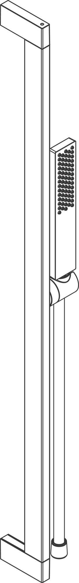 HANSGROHE Pulsify E Brauseset 1 Jet – 900 mm Brausestange, EcoSmart, Chrom