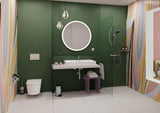 Hansgrohe AddStoris Handtuchhalter 2-armig 445 mm Chrom – Wandmontage, verdeckte Befestigung