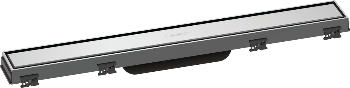 HANSGROHE RainDrain Match Duschrinne 600 mm mit höhenverstellbarem Rahmen, chrom