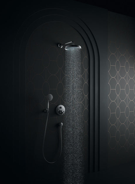 AXOR MONTREUX Handbrause 1jet DN 15 Chrom – 100 mm RainAir Strahl, QuickClean Antikalk