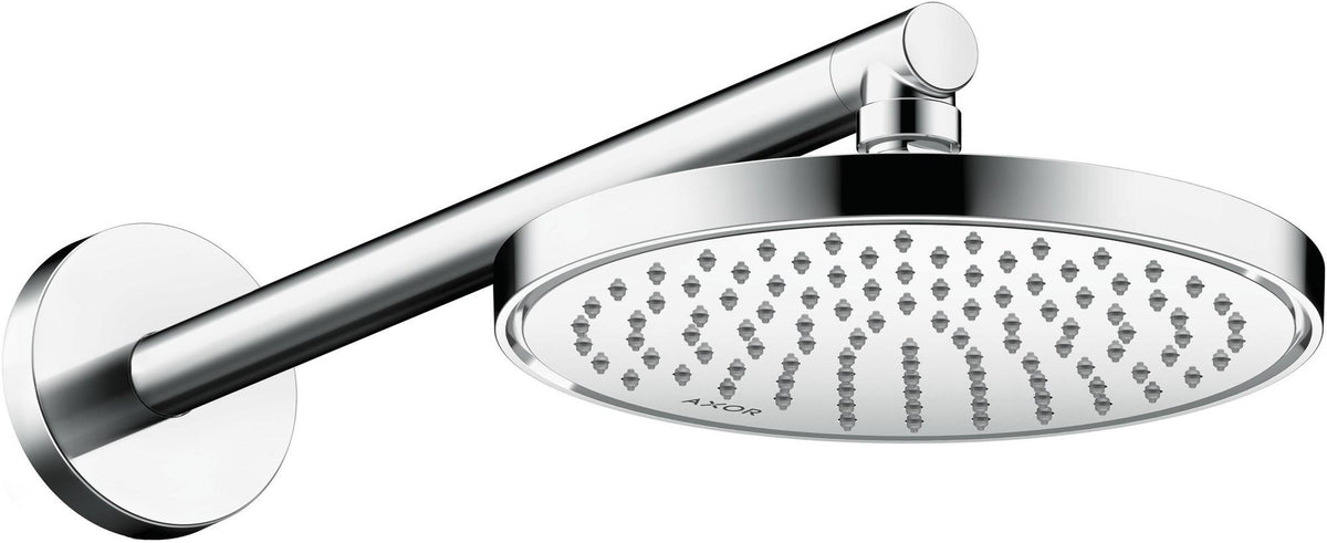 AXOR Kopfbrause 220 1jet chrom – Rain-Strahl, 220 mm, Wand- oder Deckenmontage