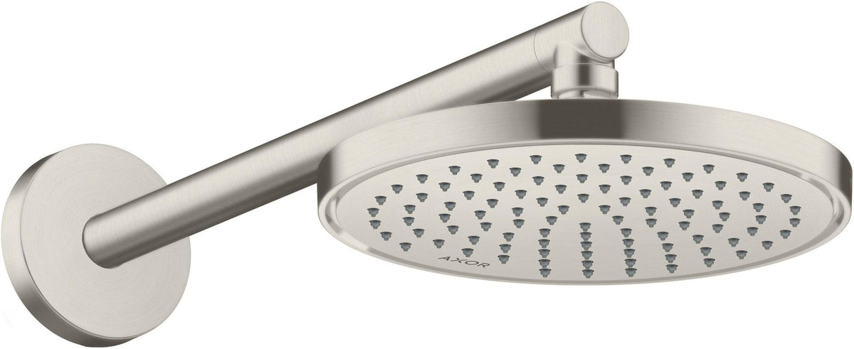 AXOR Kopfbrause 220 1jet EcoSmart Chrom – Rain-Duschkopf mit Antikalk, 220 mm, für Wand- und Deckenmontage