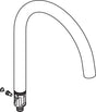 AXOR Schwenkauslauf Uno Waschtischmischer 240 mm Ausladung Chrom – Hansgrohe