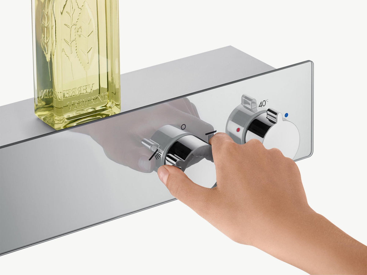 HANSGROHE ShowerTablet 600 Universal Thermostat für 2 Verbraucher – CoolContact, Chrom