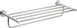 HANSGROHE Logis Universal Handtuchablage mit Badetuchhalter – Chrom, 600 mm, Messing